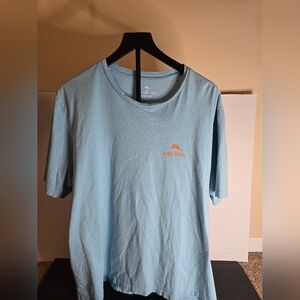 Tommy Bahama Sky Blue Tee with Peach Logo